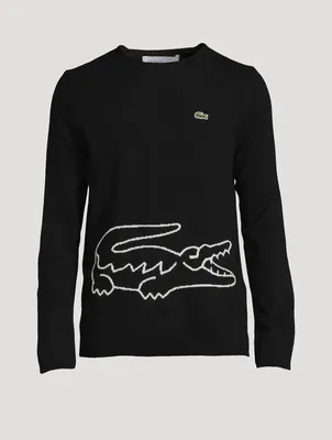Lacoste x Crocodile Wool Sweater