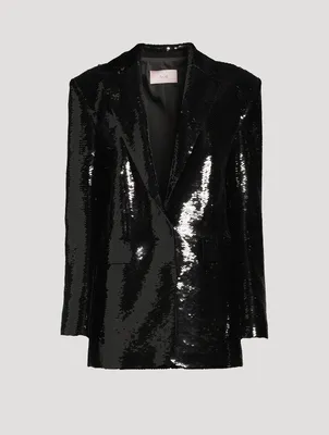 Jade Sequin Blazer