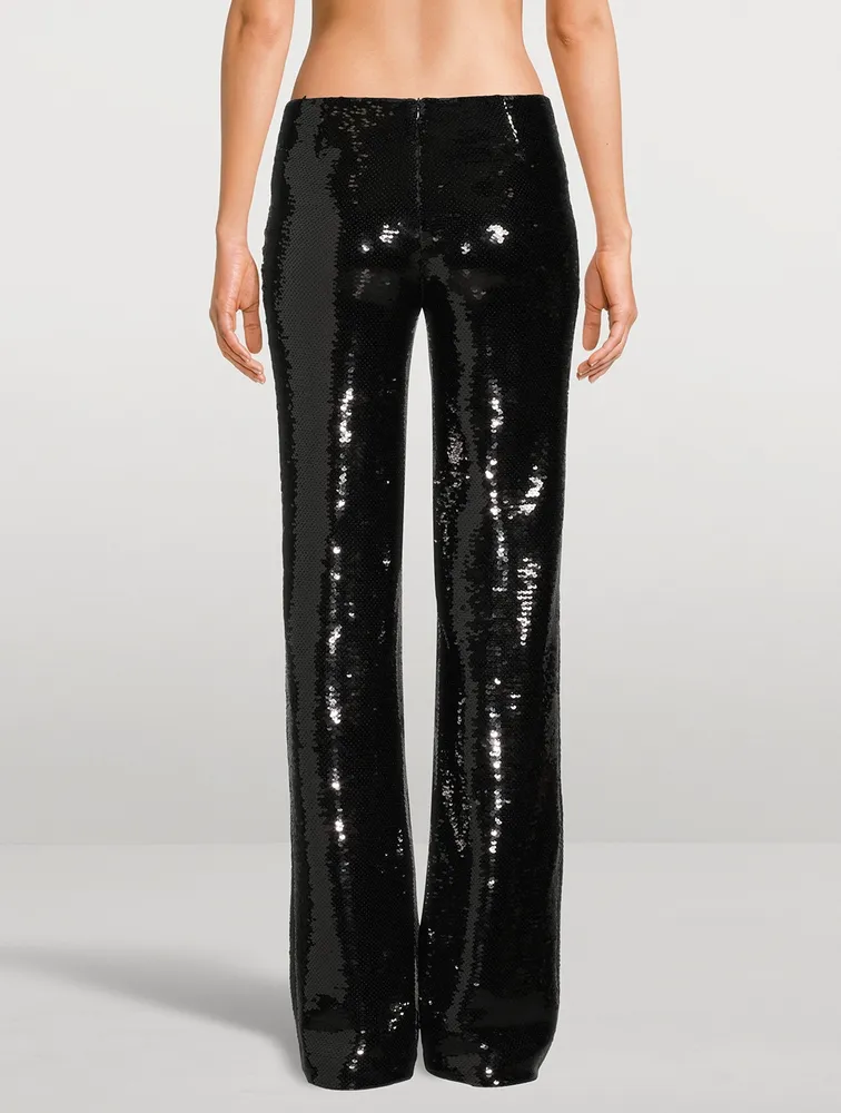 Jade Sequin Trousers