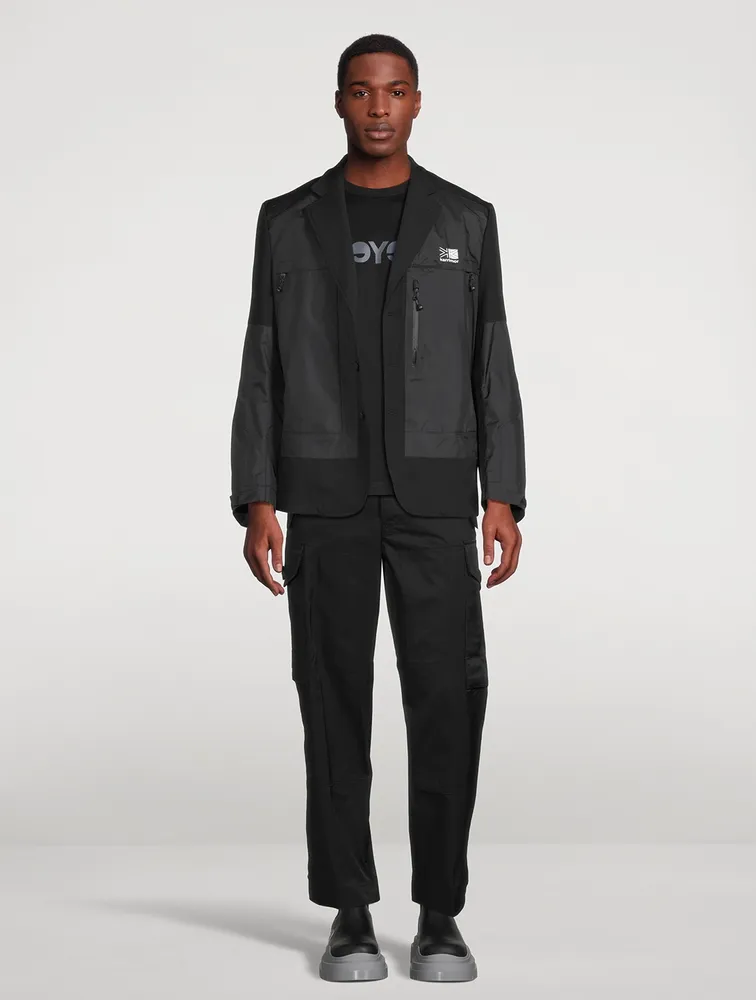 Wool And Nylon Jacket