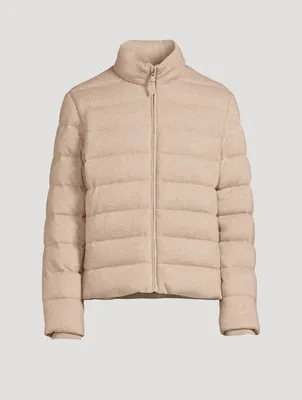 Scott Cashmere-Blend Light Down Jacket
