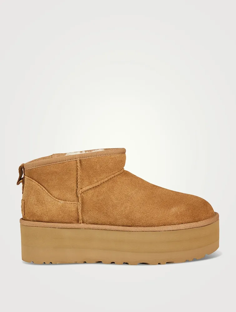 Classic Ultra Mini Sheepskin Platform Boots