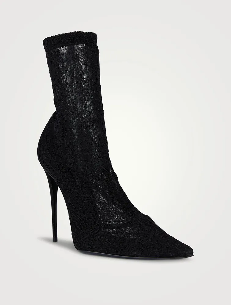 Lace Sock Boots