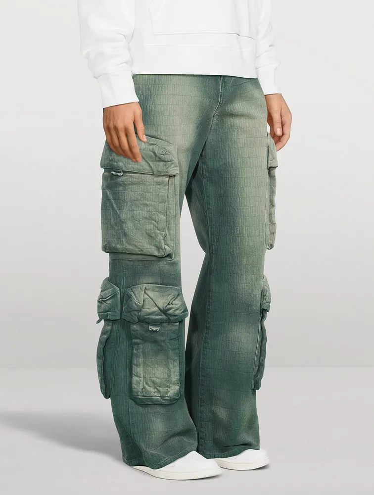 Cotton Oversized Baggy Utility Pants