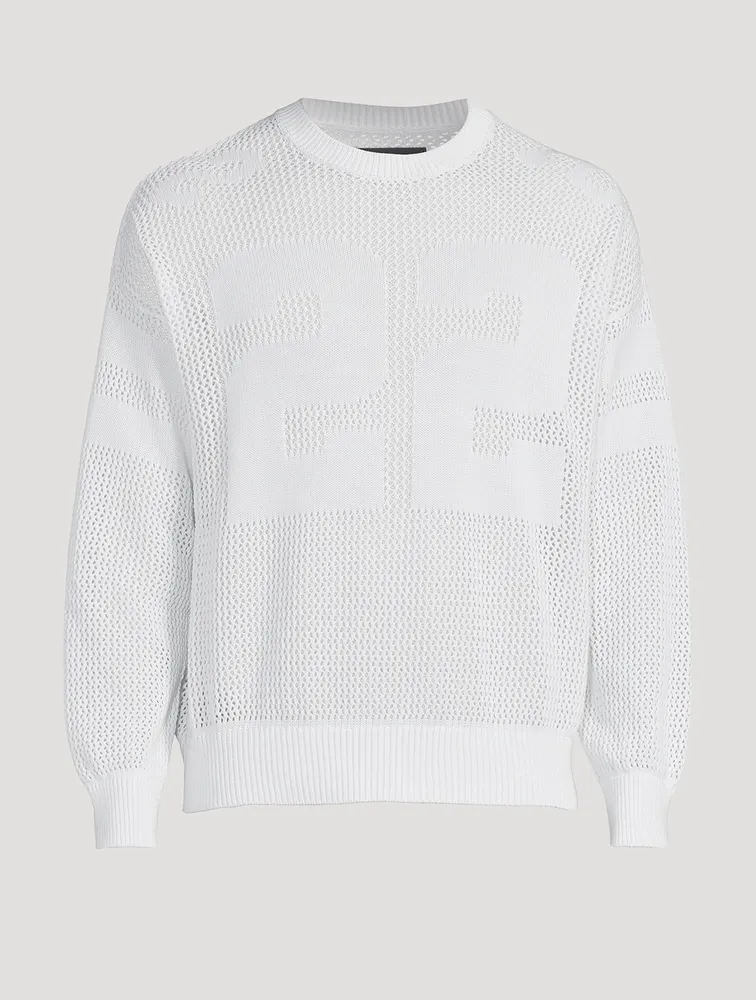 Tiger Mesh Graphic Crewneck Sweatshirt
