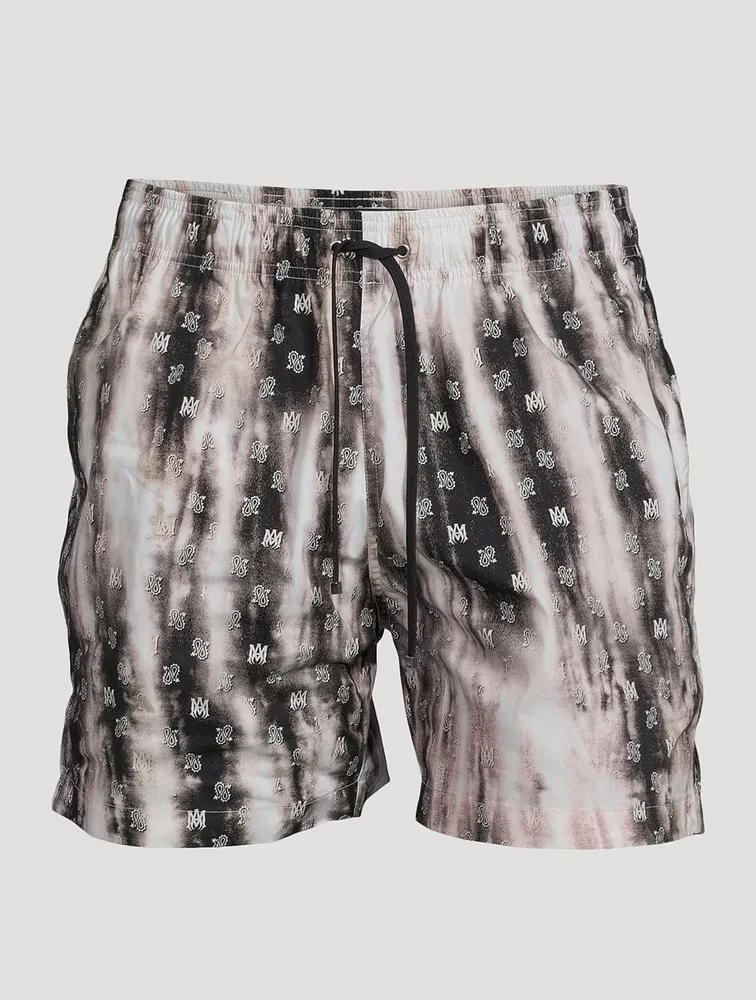 Bleached MA Paisley Swim Shorts