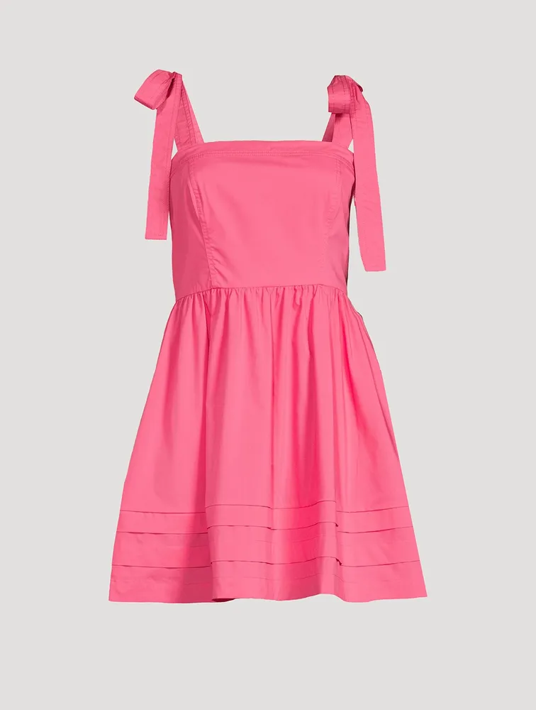 Kammy Tie-Strap Mini Dress