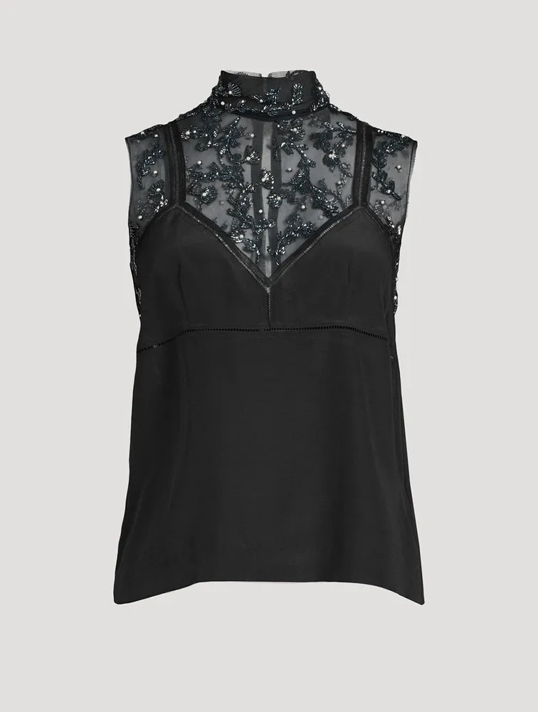 Carasi Silk Crepe De Chine Top