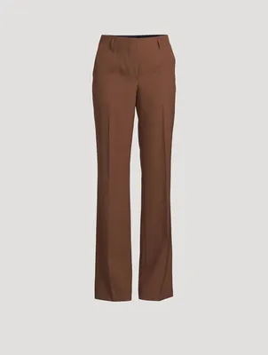 Parchia Straight-Leg Wool Trousers