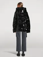 Puff Khris Scale Sequins Down Jacket