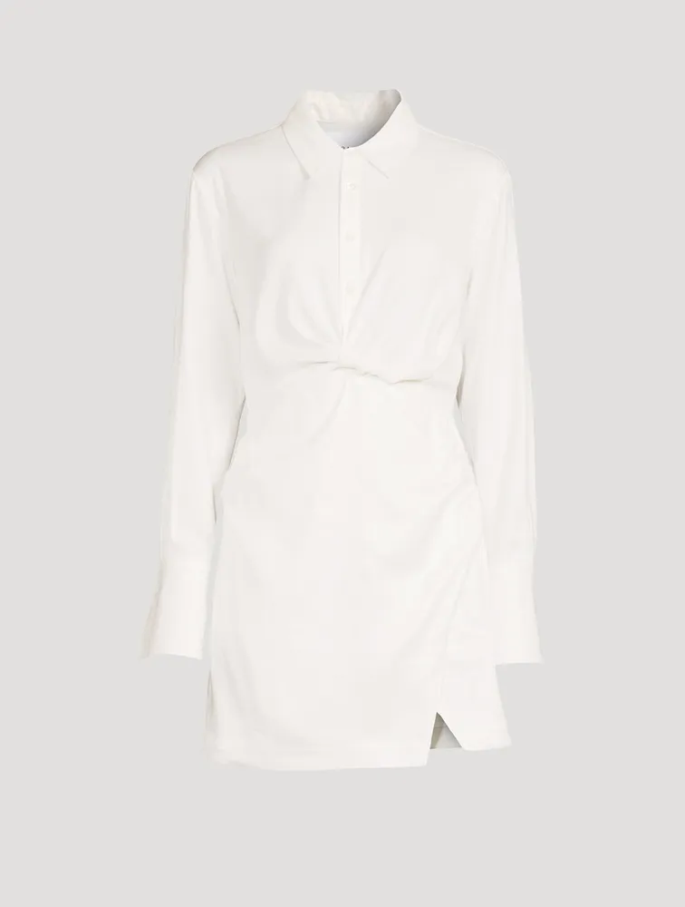 Twist Shirt Dress
