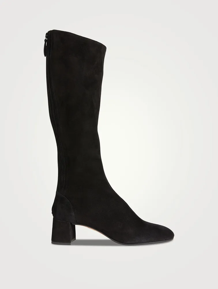 Saint Honore Suede Knee-High Boots