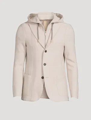 Wool Jacket With Bib