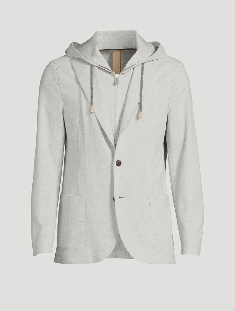 Single-Breasted Jacket With Bib