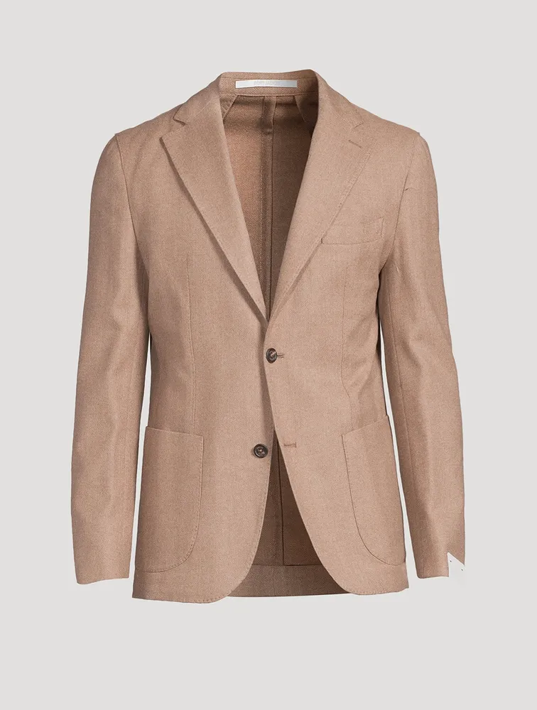 Wool And Cashmere Deconstructed Jacket
