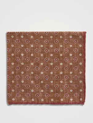 Wool And Cotton Pocket Square