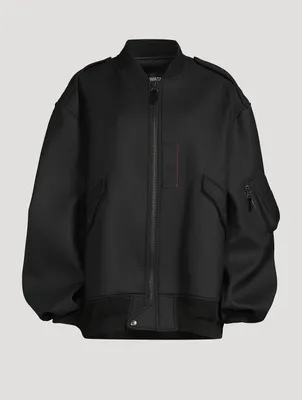 Wool Bomber Jacket