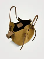 Mochi Square Suede Tote Bag
