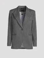 90s Blazer Stripe Print