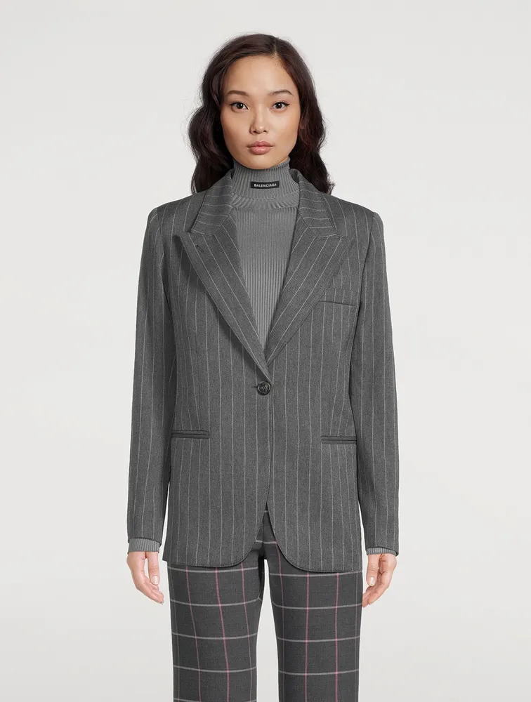 90s Blazer Stripe Print
