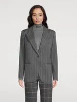 90s Blazer Stripe Print
