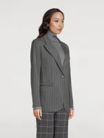 90s Blazer Stripe Print