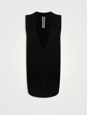 Cashmere And Wool Sleeveless Sweater