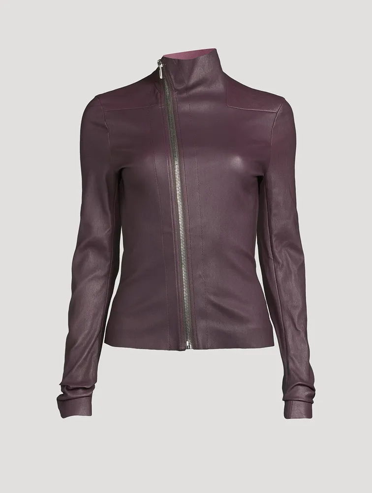 Gary Leather Knit Jacket