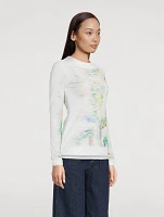Mesh Top Blurred Print