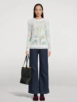 Mesh Top Blurred Print