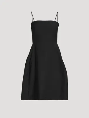 Silk And Wool Mini Dress