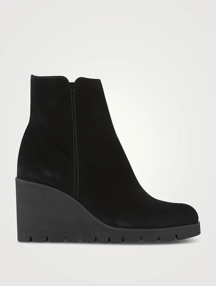 Go Suede Wedge Boots