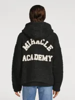 Miracle Academy Wool-Blend Hooded Coat
