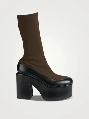 Platform Sock Boots