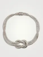 Love Knot Graduated Choker Necklace