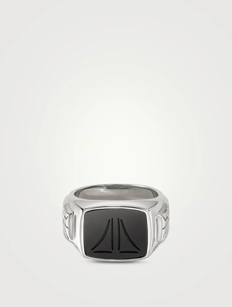 Signet Ring With Onyx