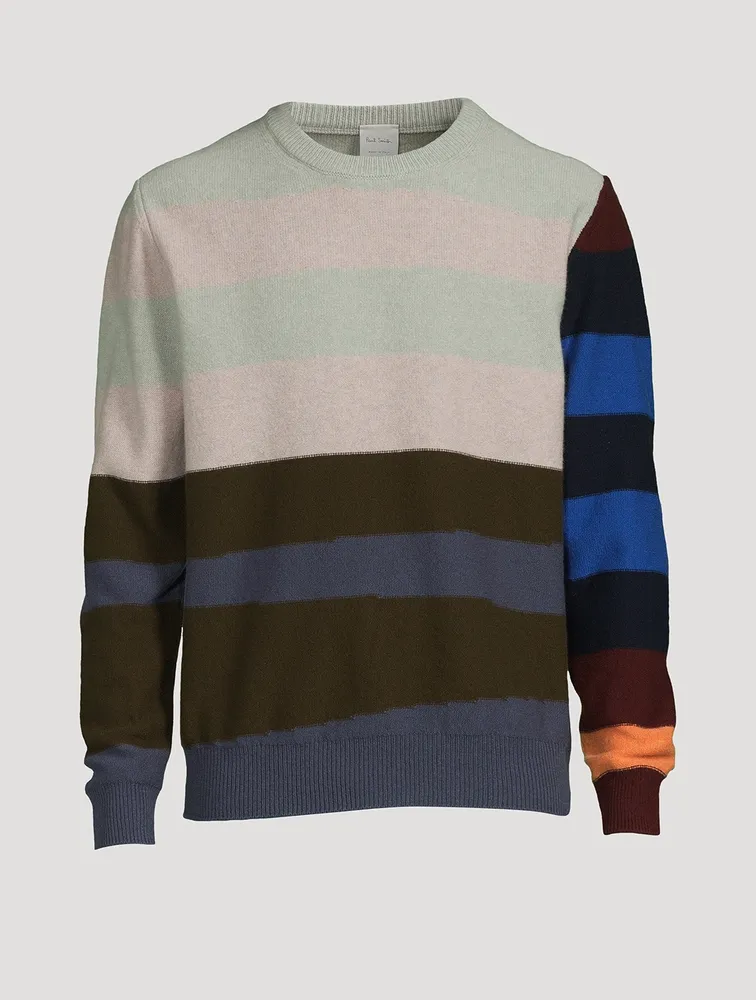 Lambswool Sweater Striped Print