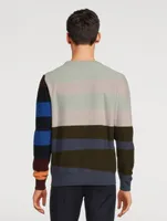 Lambswool Sweater Striped Print