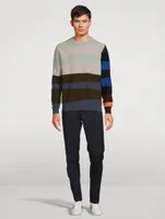 Lambswool Sweater Striped Print