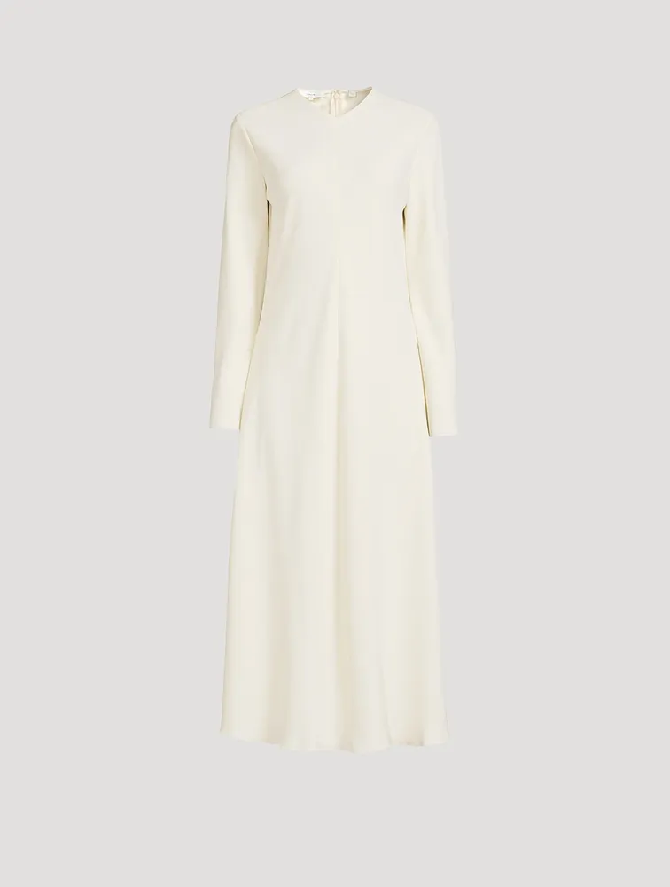 Bias-Cut Midi Dress