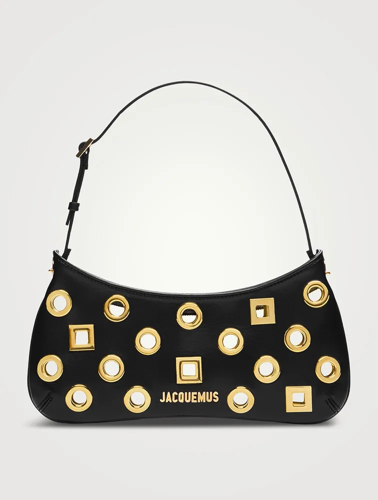 Le Bisou Rond Carré Leather Shoulder Bag