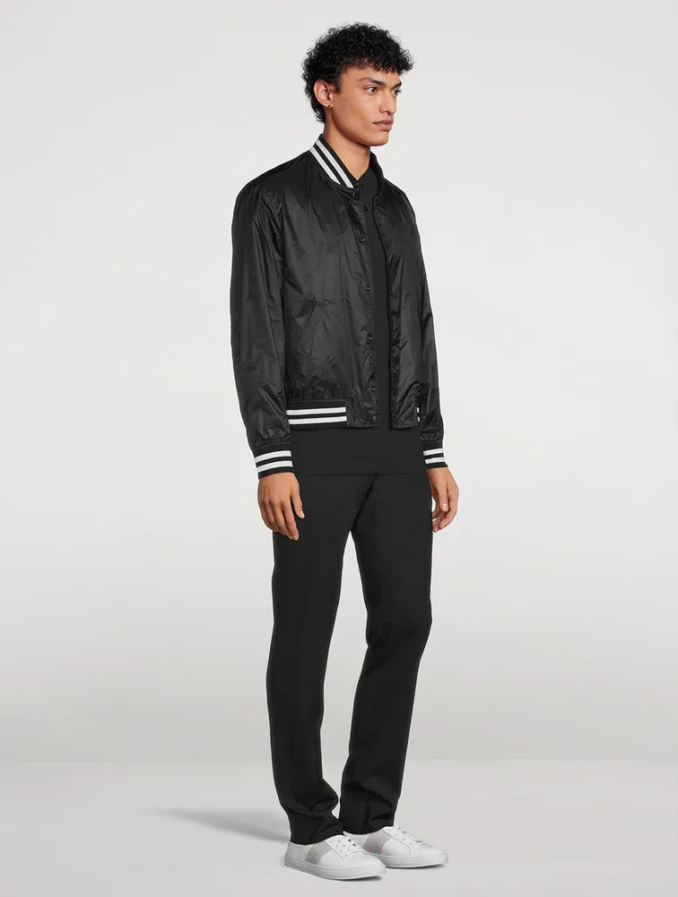 Recycled Nylon Varsity Jacket