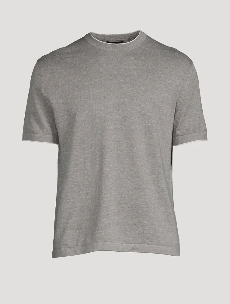 Kolben Linen And Cotton T-Shirt