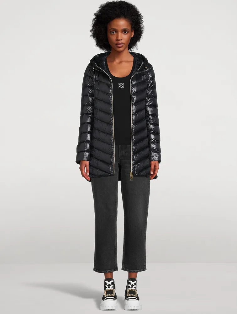 Ultralight Nylon Down A-Line Jacket