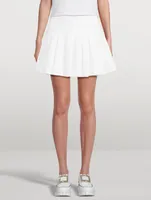 Cotton Piqué Tennis Skirt