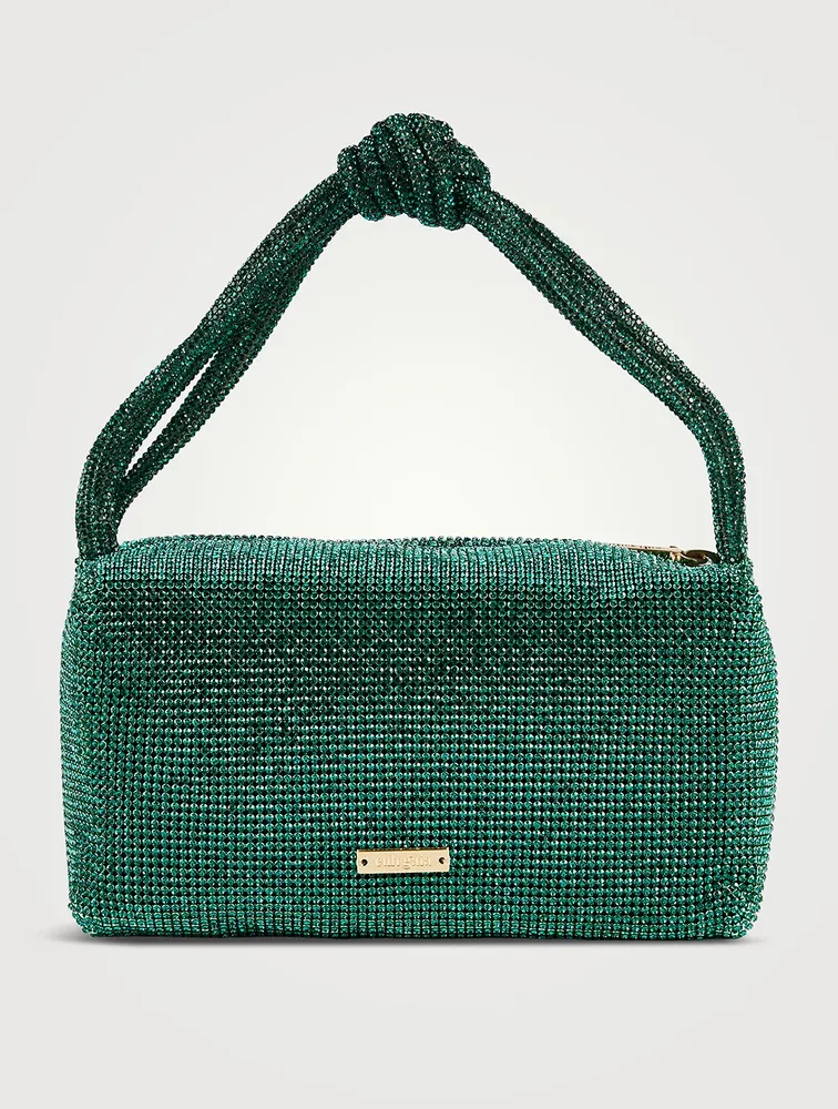 Mini Sienna Crystal Mesh Shoulder Bag