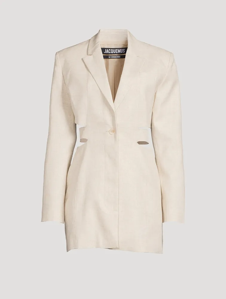 Bari Cut-Out Blazer Dress