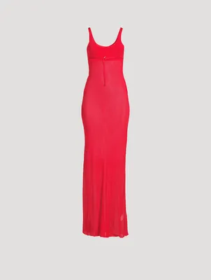 La Robe Maille Oranger Maxi Dress