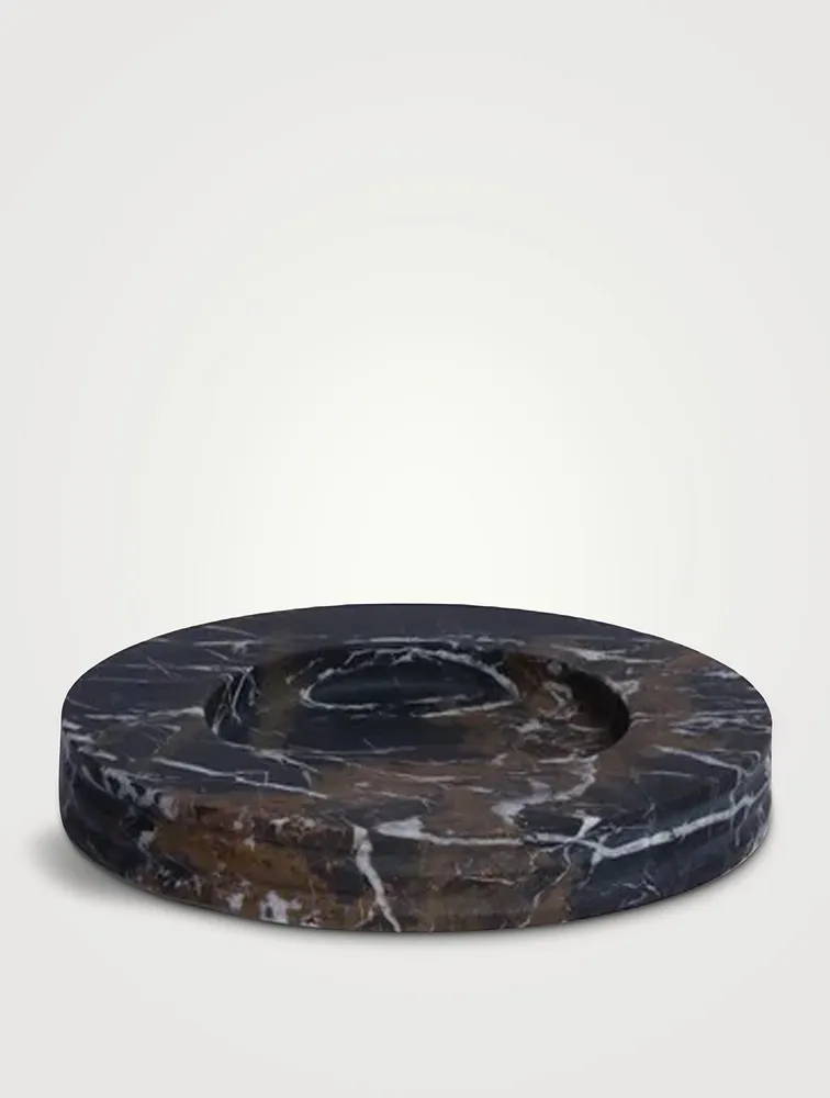 Lucas Ribbed Marble Catchall
