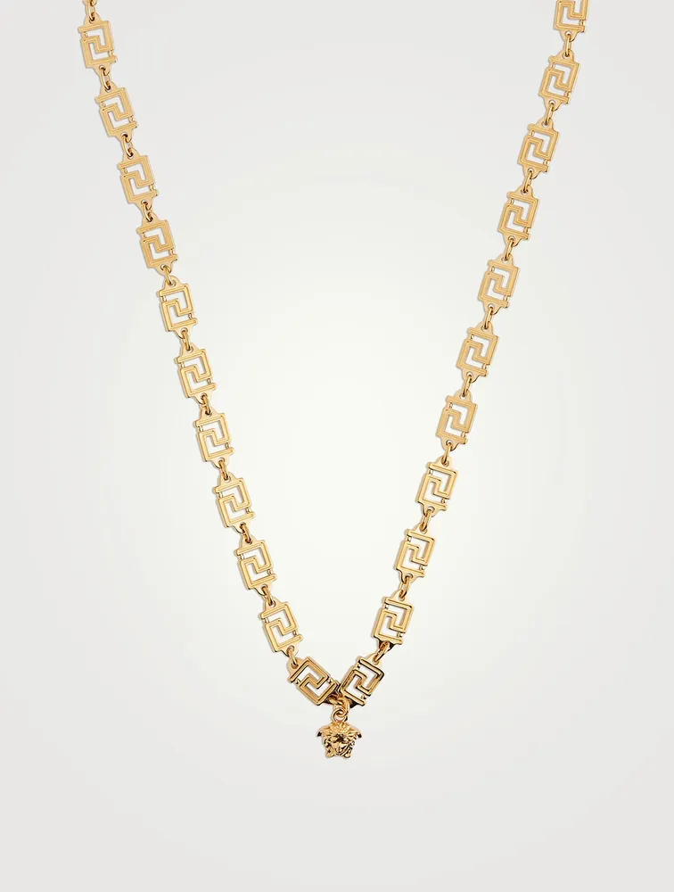 Medusa Greca Necklace